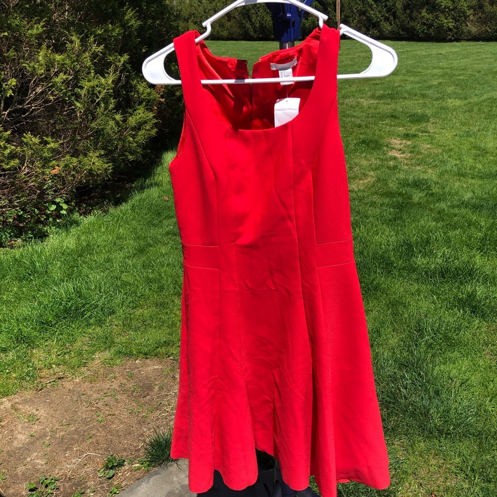 NWT red dress H&M size 36